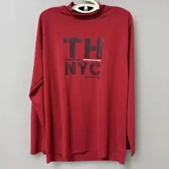 【新品未使用】トミー ヒルフィガー 長袖 ロゴ モックネックシャツ LL