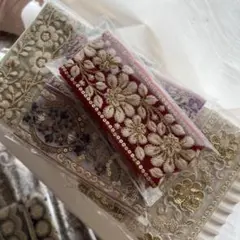 や*)様 7種類インド刺繍リボンセット