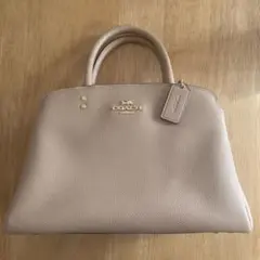 美品　COACH　 ミニリリー キャリーオール ベージュ　ショルダー 2way