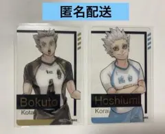 ハイキュー!! FAN PARK ファンパーク 箔押しクリアカードコレクション