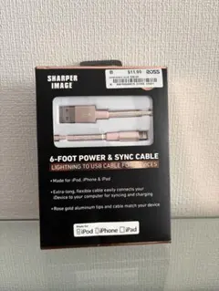 Sharper Image 6-Foot Power & Sync Cable