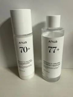anua ハートリーフ 70+ デイリーローション & 77+ スージングトナー
