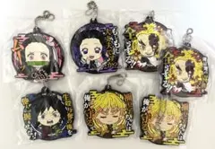 鬼滅の刃きゅんキャラ セリフ付きラバーマスコット 7点セット