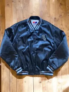 スタジャン ホワイトソックス ブラックUSA製 Swingster XL