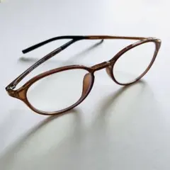 老眼鏡　＋0.5 ブラウン