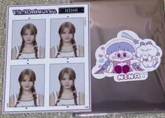 【匿名配送】NiziUniverse ポプスト ニナ ステッカーセット NINA