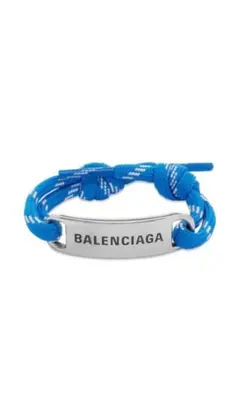 ヴ*ィ様 新品未使用‼️バレンシアガ ブレスレットBALENCIAGA ロゴプレのサムネイル