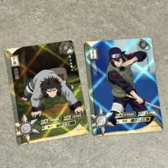 NARUTO 犬塚キバ 月光ハヤテ ホログラムカード トレカ