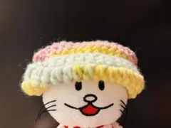 ぬい服　猫耳　ニット帽　帽子　ハンドメイド
