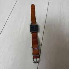 Knot スクエア クォーツ 腕時計 レザーベルトのサムネイル