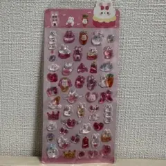 ボンボンドロップシール　　うさぎ　クリオネ　動物