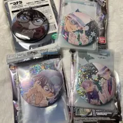 名探偵コナン　江戸川コナン　怪盗キット　劇場版 彩光キラキラ缶バッジvol.2