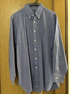 【Ralph Lauren】 チェック柄シャツ 175/96A