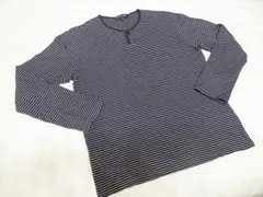 ■UNIQLO（ユニクロ）プレミアムコットン ヘンリーネック長袖カットソー