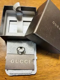 GUCCI】シルバーリング 箱・布袋付き 男女兼用 メンズ - メルカリ