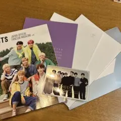 BTS 日本公式ファンクラブマガジン 会報誌 vol.6~10+特典カード