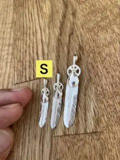 シルバー ハート ホイール フェザー S ネックレス ハンドメイド 全金 ハート ホイール フェザー S ネックレス ハンドメイド - メルカリ