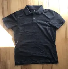 ミ*ミ様 UNIQLO ダークグレー ポロシャツ M