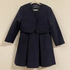 familiar ファミリア　ネイビー ワンピースとジャケットセット　小学校受験