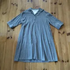 無印　ヤク混ワンピース　冬　妊婦さんにも