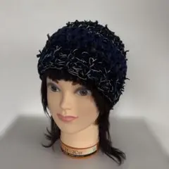ビーニー ニット帽 かぎ針編み 編み物 手編み かぎ針 ハンドメイド