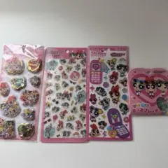【定価1,925円】 正規品　新品　パワーパフガールズ　シール　4点セット