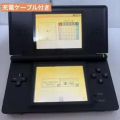 Nintendo DS Lite 本体 ブラック 充電ケーブル付き