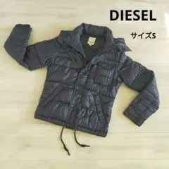 DIESEL フード付きジャケット 中綿 サイズS 黒