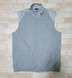 90s 00s NIKE ナイキ ナイロンベスト 襟刺繍ロゴ テック y2k