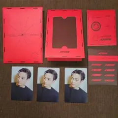 ATEEZ トレカ　ホンジュン　POCA ポカアルバム　　3枚セット　封入