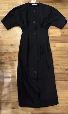 ZARA ザラ　新品未使用　半袖ロングシャツワンピース