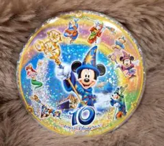 記念★東京ディズニーシー10周年缶バッジビックサイズ 限定販売 レア ミッキー