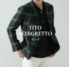 【別注】 TITO ALLEGRETTO ジャケット リネン ブラックウォッチのサムネイル