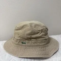 t*o様 LACOSTE ウォッシュ加工 コットンバケットハット ベージュ 58のサムネイル