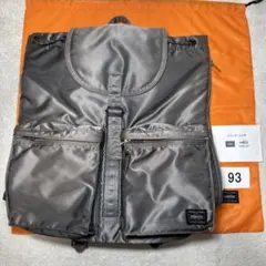 93 現行品　ポーター　タンカー　リュック　バックパック　グレー　シルバーのサムネイル