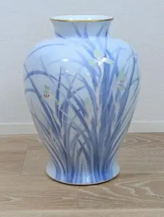 深川製磁　花瓶　美術有田焼　高さ約31cm　幅約22cm