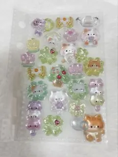 正規品 ボンボンドロップシール ねこ クローバー ねこねこボンボン