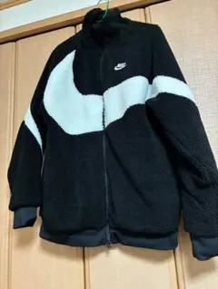 NIKE リバーシブル ボアジャケット ブラック×ターコイズXL - メルカリ