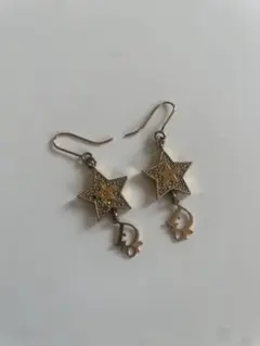 Christian Dior スターモチーフ ピアス