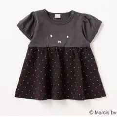 新品未使用　petit mainミッフィー　ドッキングカットチュニック 120