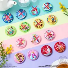 ディズニー刺繍缶バッジ 第2弾 まとめ売り 5点セット