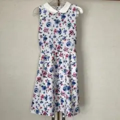 Emsexcite ジャガード　花柄ワンピース　ノースリーブワンピース