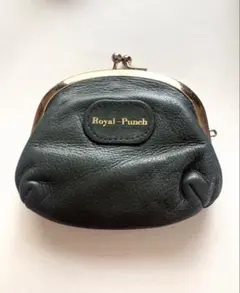濱野皮革工藝 がま口 財布 牛革 ミニウォレット コインケース 黒 