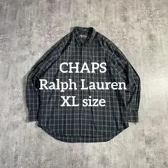 CHAPS Ralph LaurenチェックシャツXL緑チャップスラルフローレンのサムネイル