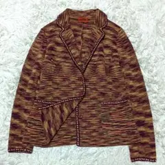 極美品☆MISSONI テーラードジャケット オレンジタグ 大きいサイズ 42 