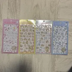 ちいかわ 3Dステッカーシール 4枚セット　3Dシール　ボンボンドロップシール風