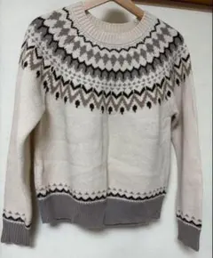 Sonny Label ニット　ノルディック柄