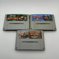 スーパーファミコン　ドンキーコング　3本セット
