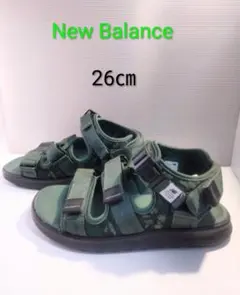 美品☆ New Balance スポーツサンダル 26cm 迷彩 カモフラのサムネイル