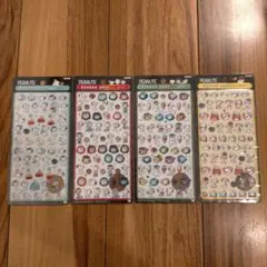 PEANUTS BONBON DROP シール 4枚セット